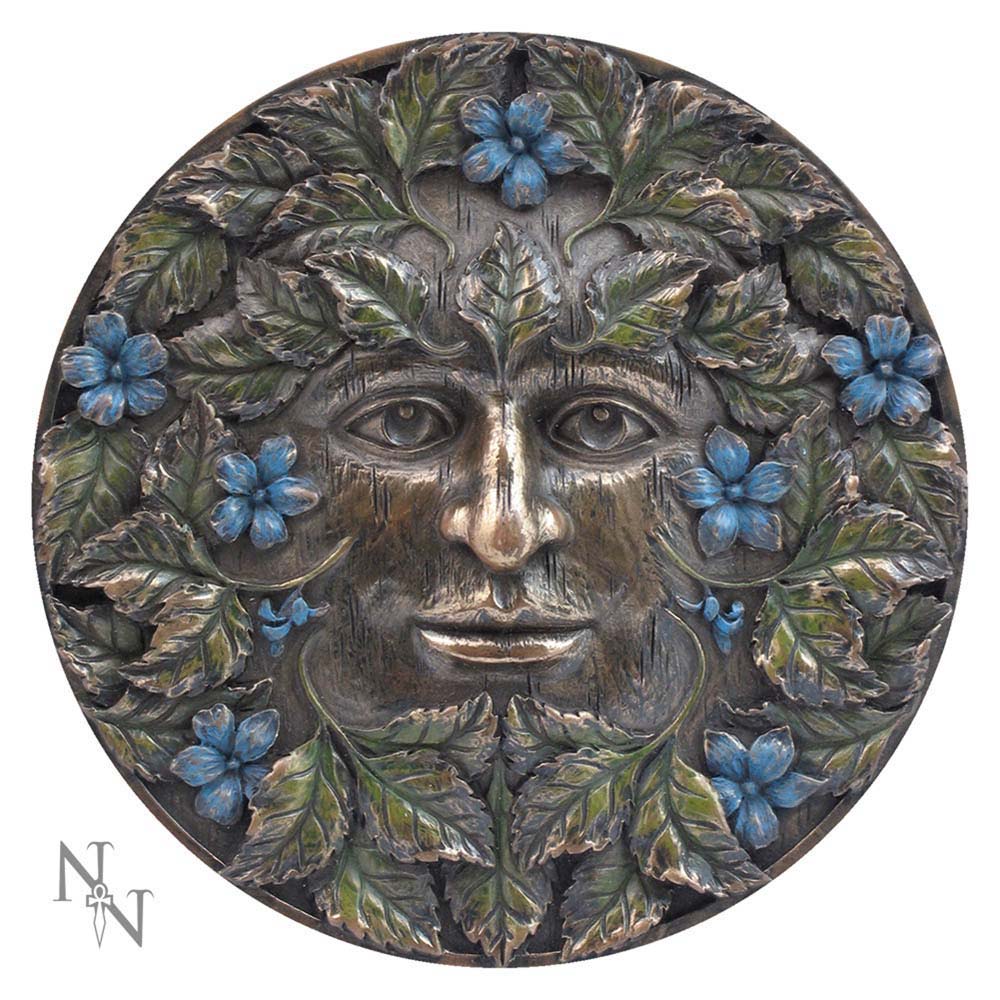 Bronzed Beltane Tree Spirit Wall Plaque: 2 - Wall Hanging Sculptures By Gift Moments