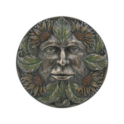 Bronzed Midsummer Tree Spirit Wall Plaque: 2 - Wall Hanging Sculptures By Gift Moments