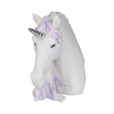 Jewelled Magnificence Small White Unicorn Bust Ornament - Figurines Medium (15-29cm) at Gift Moments