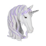 Jewelled Magnificence Small White Unicorn Bust Ornament Default Title - Figurines Medium (15-29cm) at Gift Moments