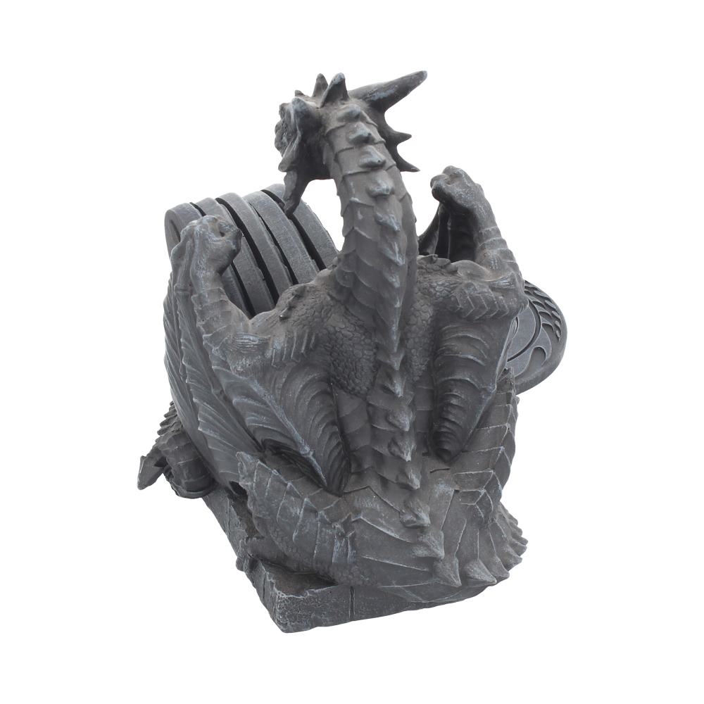 Dragons Lair Black Dragon Coaster Set - Coasters at Gift Moments