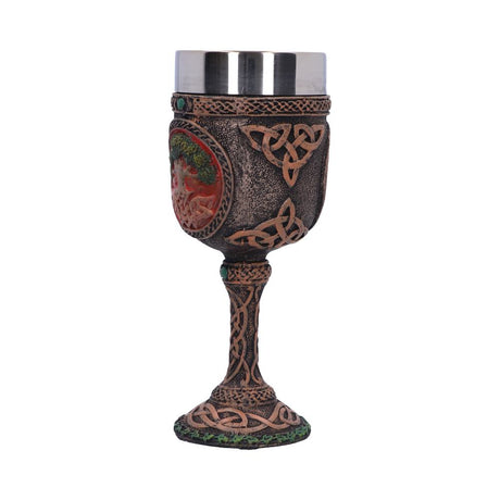 Nemesis Now Celtic Tree Of Life Goblet Wine Glass 17.5cm - Goblets & Chalices at Gift Moments