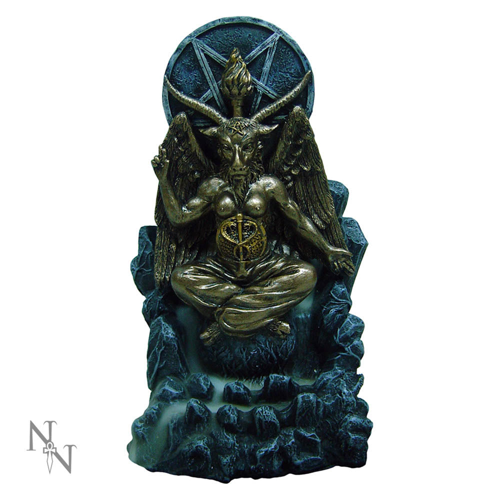 Baphomet Antiquity Occult Backflow Incense Burner Gothic Ornament Default Title - Incense Holders at Gift Moments