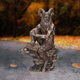 Pan Fawn With Pan Flutes Finished in Bronze 30.5cm - Figurines Large (30-50cm) at Gift Moments