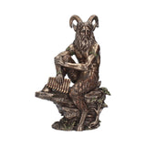 Pan Fawn With Pan Flutes Finished in Bronze 30.5cm Default Title - Figurines Large (30-50cm) at Gift Moments