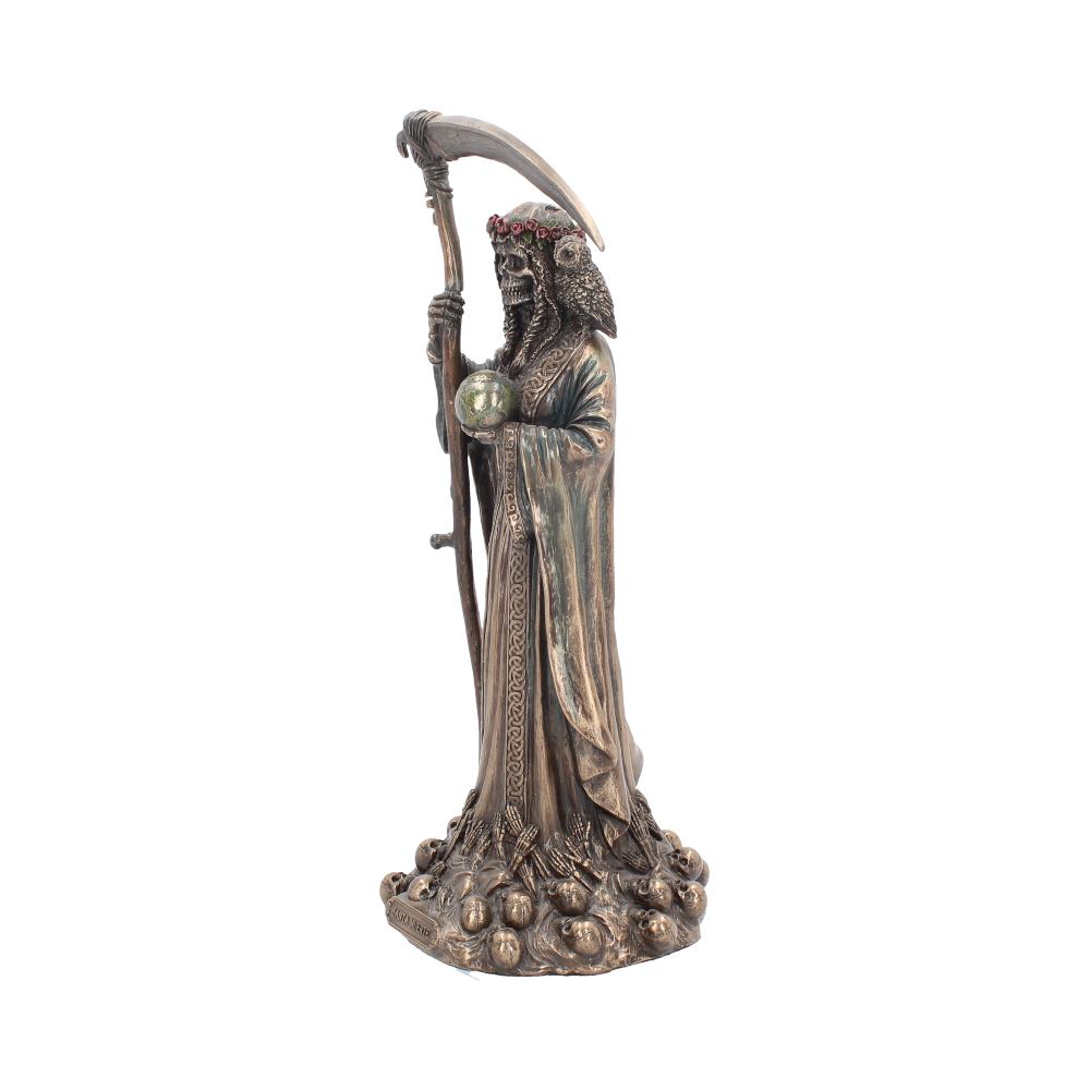 Santa Muerte Reaper Finished in Bronze 29cm - Figurines Medium (15-29cm) at Gift Moments