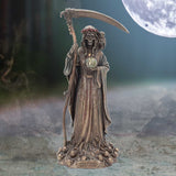 Santa Muerte Reaper Finished in Bronze 29cm - Figurines Medium (15-29cm) at Gift Moments