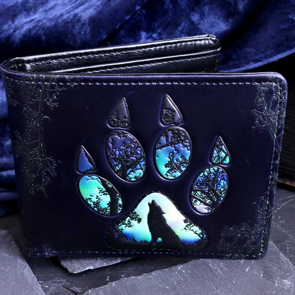 Nemesis Now Footprints Wolf Wallet 11cm - Wallets at Gift Moments