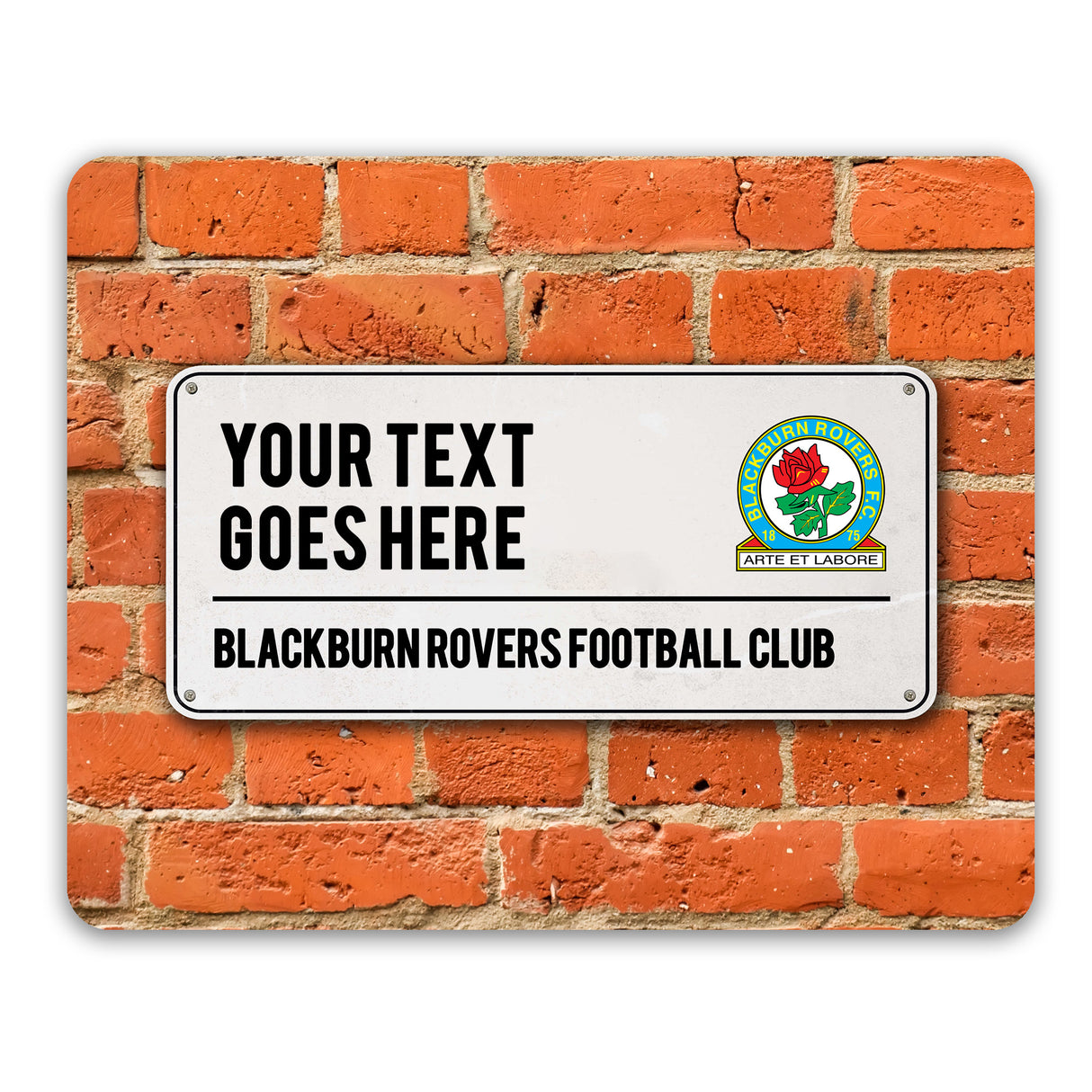 Personalised Blackburn Rovers FC Street Sign Mouse Mat - Tech Accessories at Gift Moments