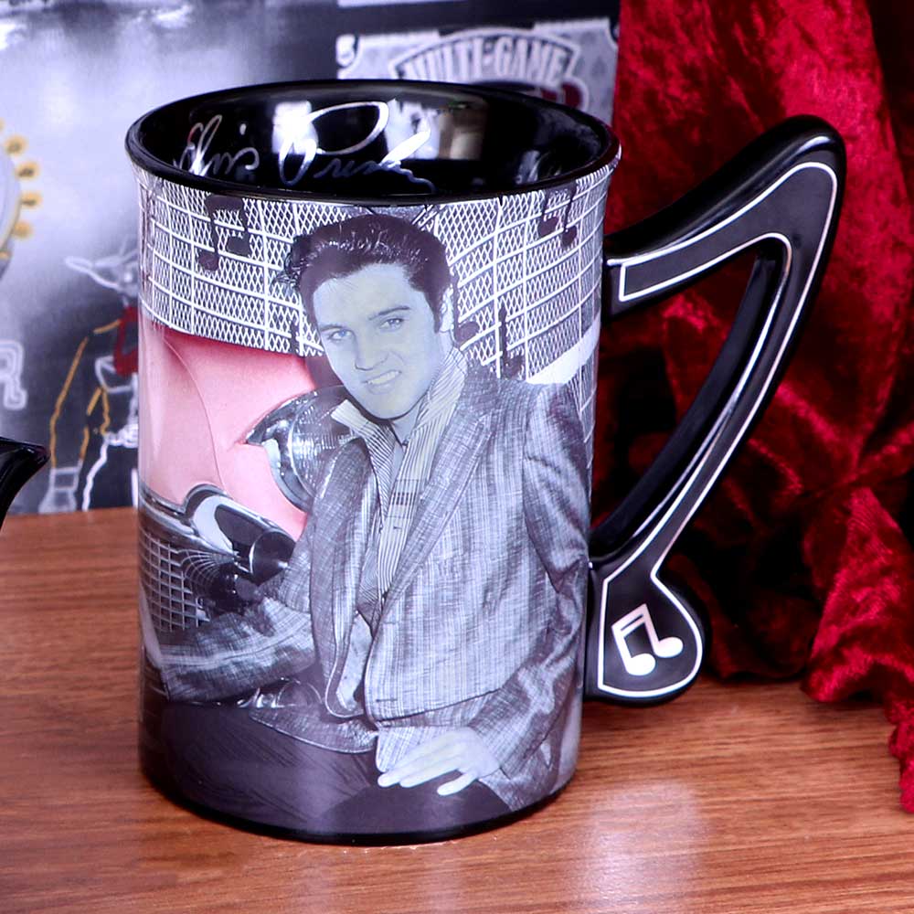 Elvis Presley Pink Cadillac Mug: 1 - Mugs By Elvis Presley