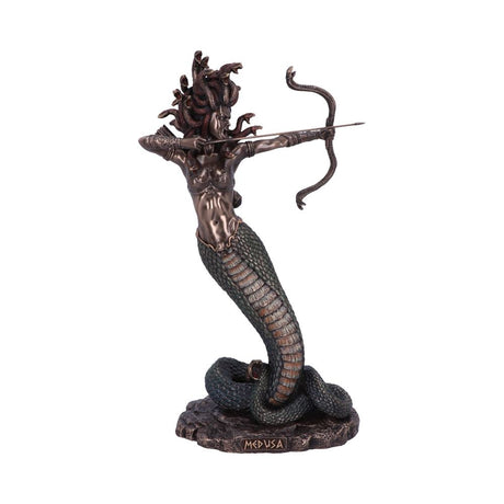 Bronze Mythological Medusa's Wrath Figurine 36cm Default Title - Figures & Collectables at Gift Moments