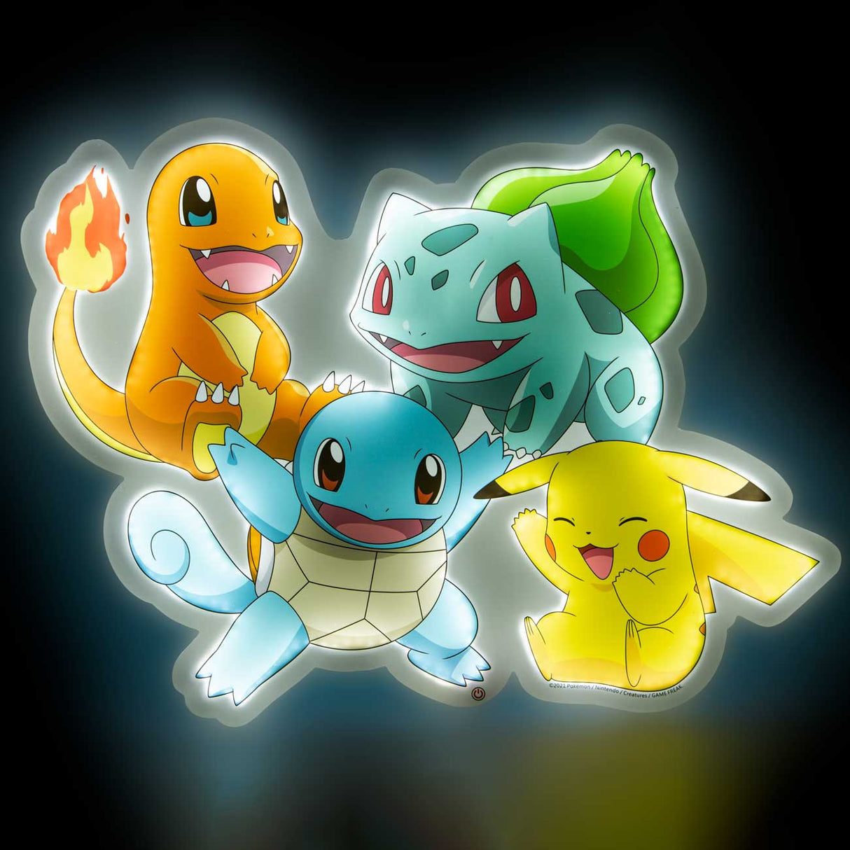 Pokémon Character Group Wall Lamp - Lighting at Gift Moments