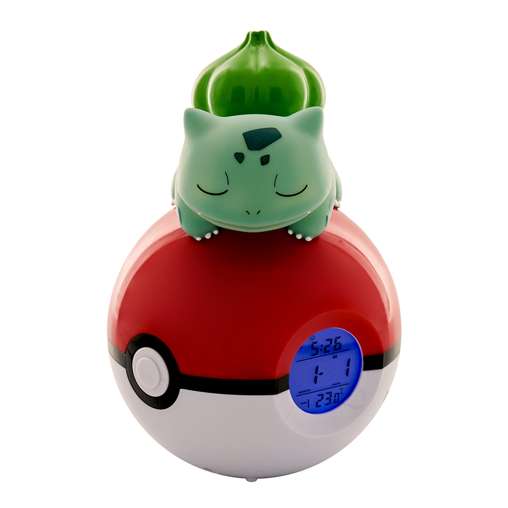 Pokémon Bulbasaur Light-Up FM Alarm Clock Default Title - Clocks at Gift Moments