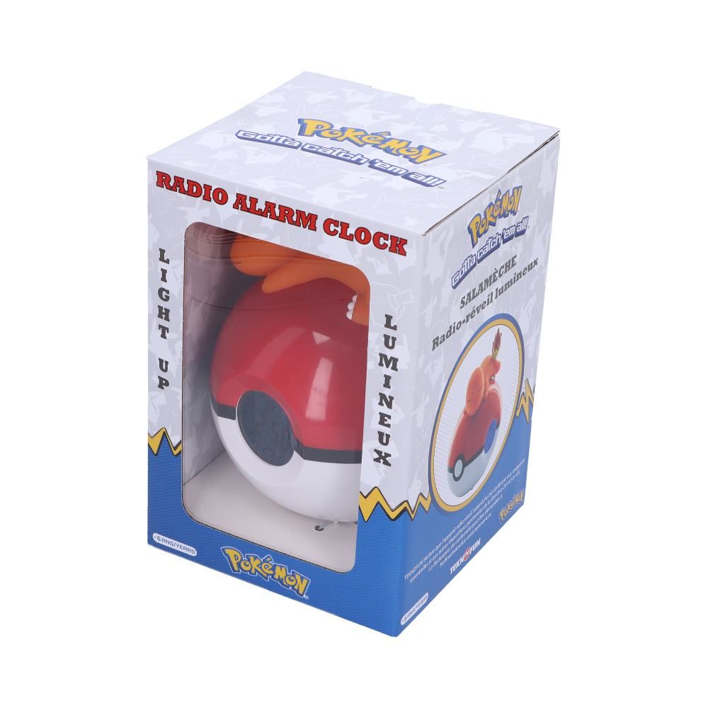 Pokémon Charmander Light-Up FM Alarm Clock - Clocks at Gift Moments