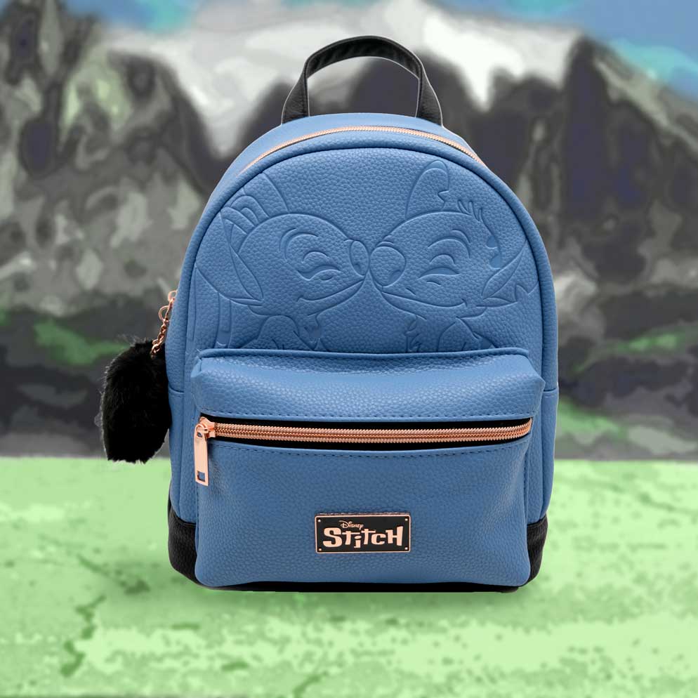 Disney Stitch Blue Backpack 28cm: 1 - Bags By Lilo & Stitch