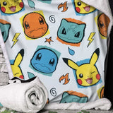 Pokémon Faces Soft Throw Blanket 100x150cm: 1 - Blankets By Pokemon