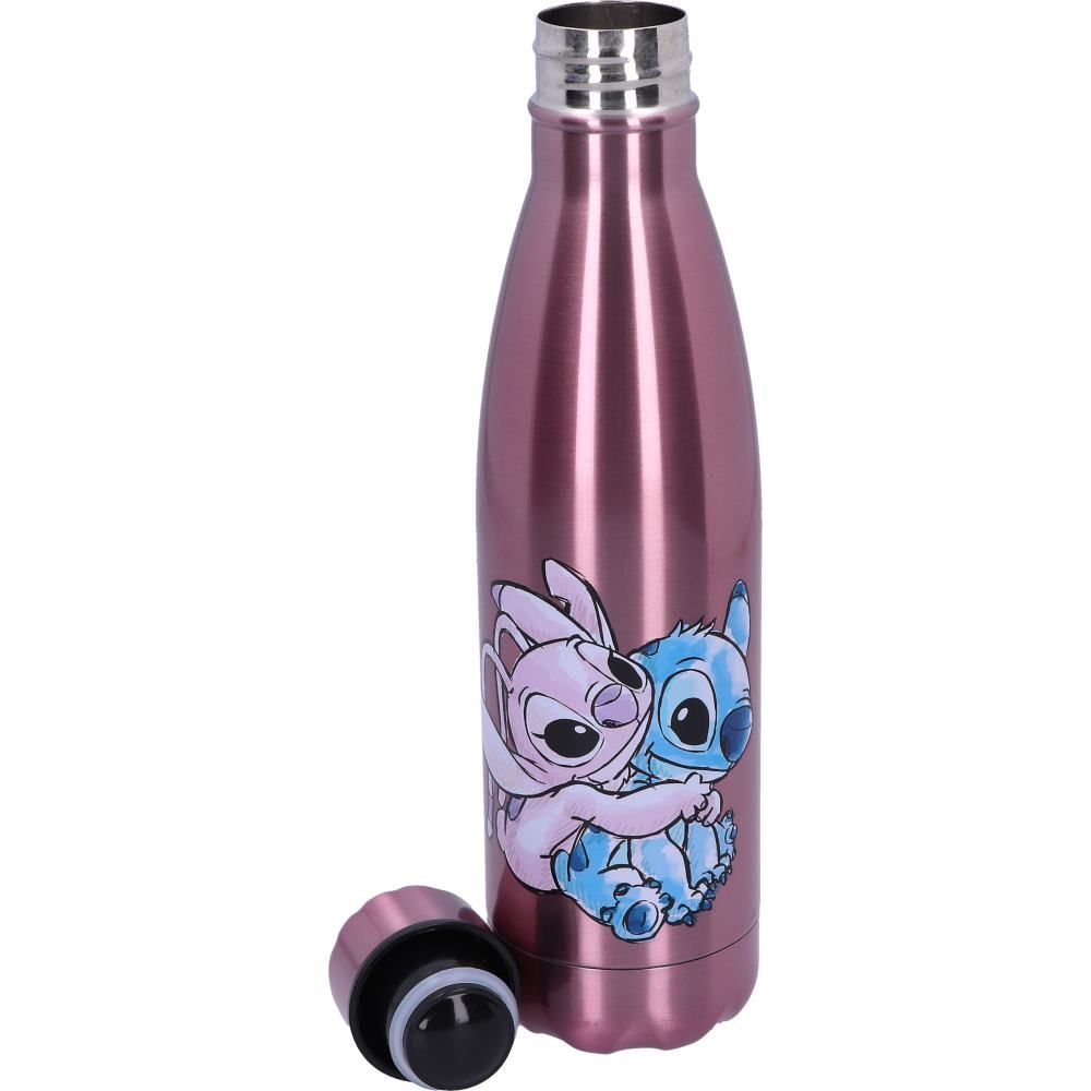 Disney Stitch and Angel Stainless Steel Water Bottle - Shot Glasses at Gift Moments