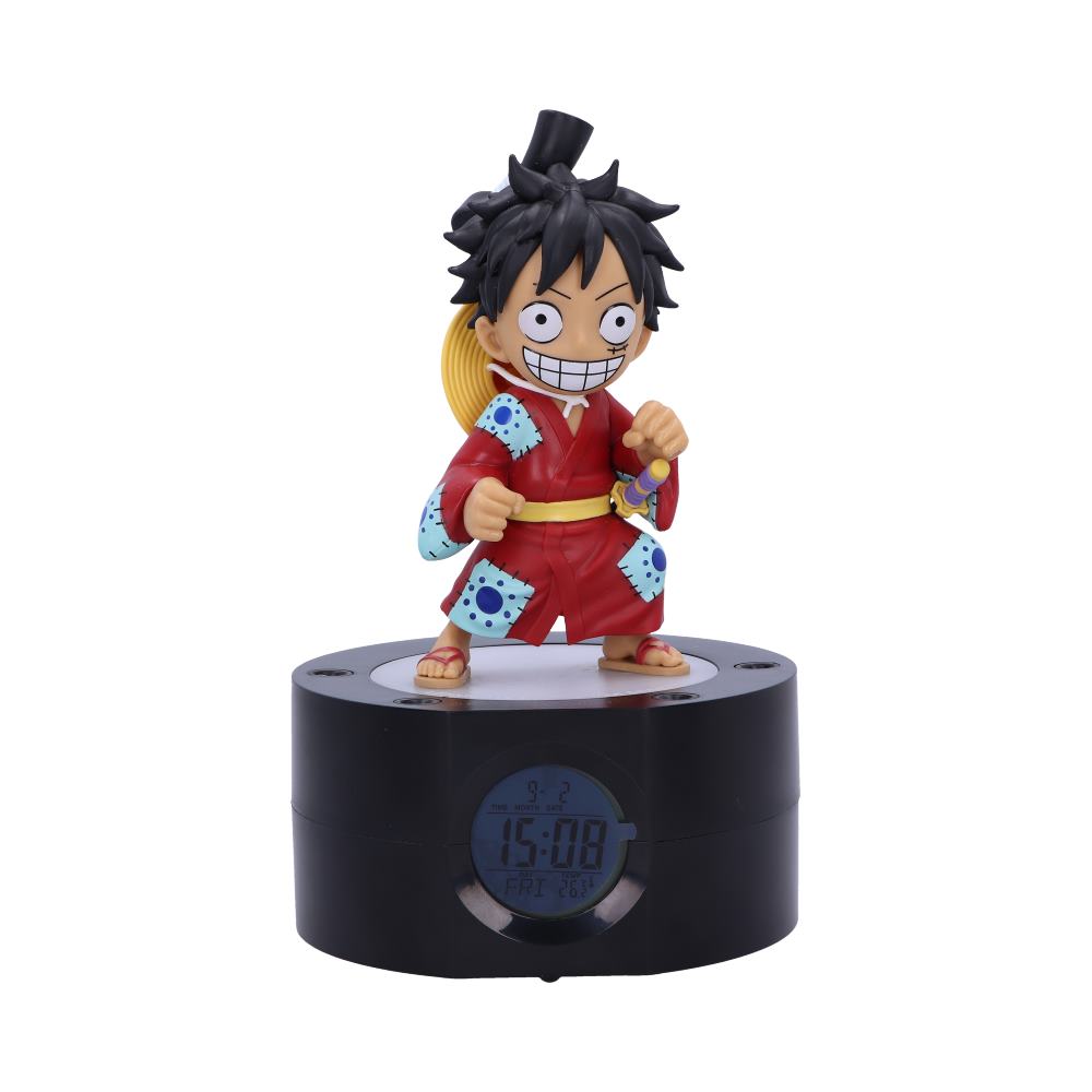 One Piece Luffy Light Up Alarm Clock Default Title - Clocks at Gift Moments