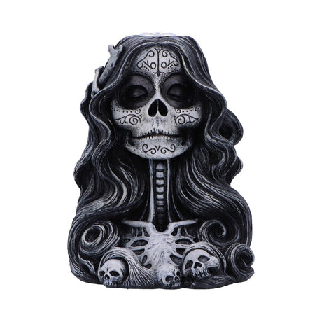 Calavera’s Offering Gothic Day of the Dead Inspired Backflow Incense Burner: 2 - Incense Holders By NN Designs