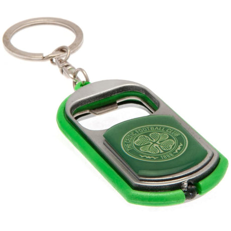 Celtic FC Keyring Torch & Bottle Opener: 3 - Keyrings By Celtic