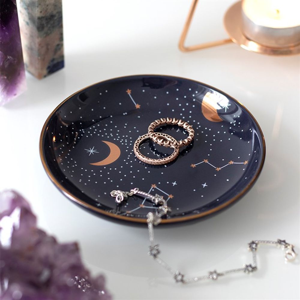 Purple Star Sign Trinket Dish 10.5cm: 1 - By Gift Moments