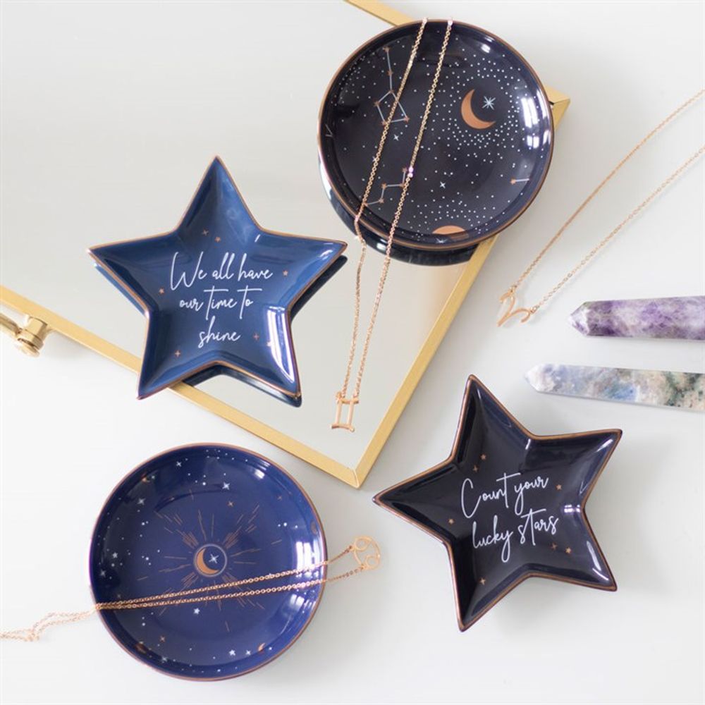 Purple Star Sign Trinket Dish 10.5cm: 3 - By Gift Moments