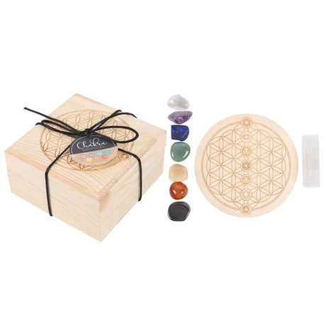 Chakra Crystal Grid Gift Set: 1 - By Gift Moments