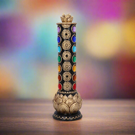 Chakra Totem Incense Burner 31cm: 1 - Incense Holders By Gift Moments