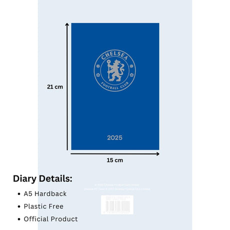 Chelsea FC A5 Diary 2025: 4 - Diaries By Chelsea