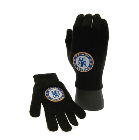 Chelsea FC Knitted Gloves Junior: 1 - Gloves By Chelsea