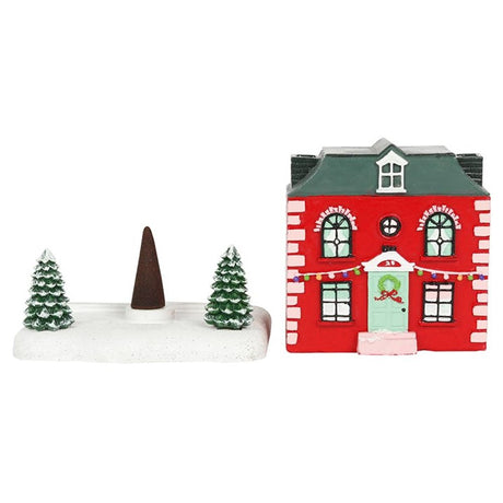 Christmas House Incense Cone Burner: 3 - Incense Holders By Gift Moments