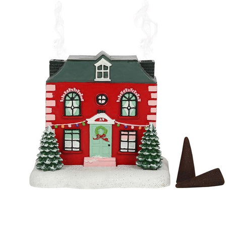 Christmas House Incense Cone Burner: 1 - Incense Holders By Gift Moments