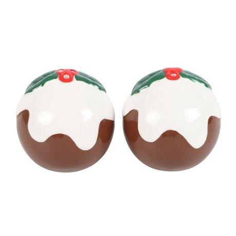 Christmas Pudding Salt and Pepper Shakers: 2 - By Gift Moments