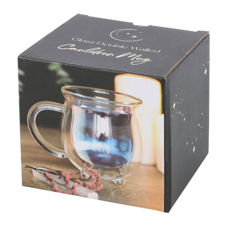 Clear Double Walled Glass Cauldron Mug: 5 - Mugs By Gift Moments