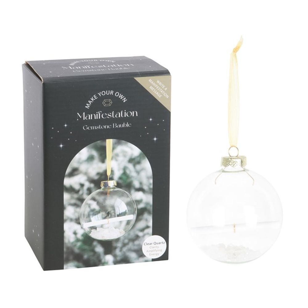 Clear Quartz Manifestation Bauble Kit: 2 - By Gift Moments