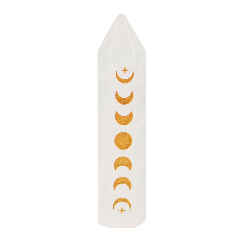 Clear Quartz Moon Phase Crystal Point 5cm: 3 - By Gift Moments