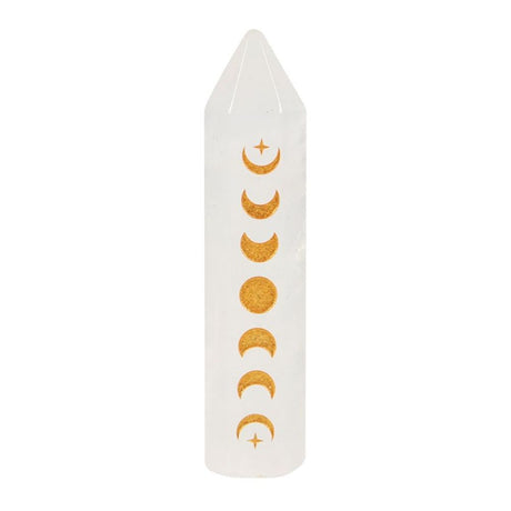 Clear Quartz Moon Phase Crystal Point 5cm: 3 - By Gift Moments