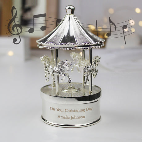 Personalised Musical Carousel Ornament - Ornaments at Gift Moments