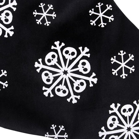 Gothic Skull Snowflake Christmas Stocking: 3 - Christmas Stockings By Gift Moments