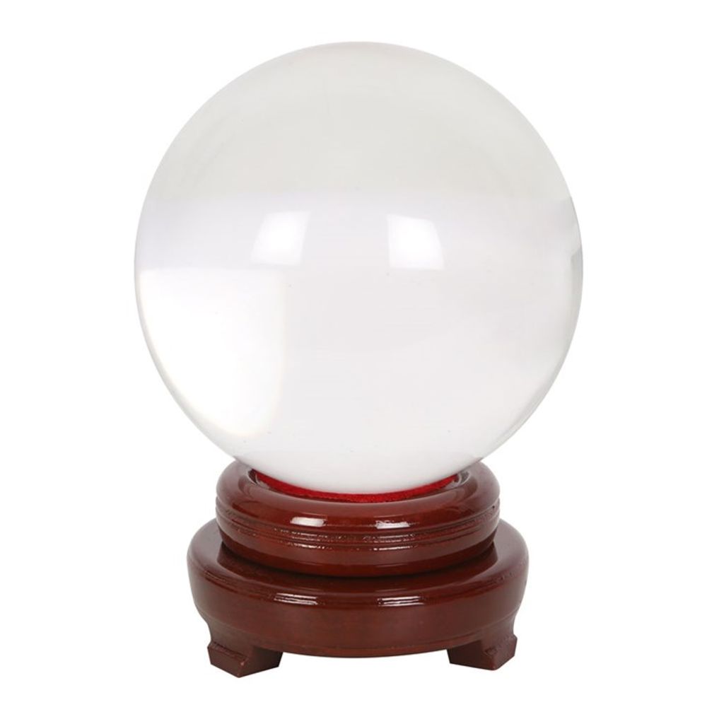 15cm Crystal Ball with Wooden Stand: 2 - By Gift Moments