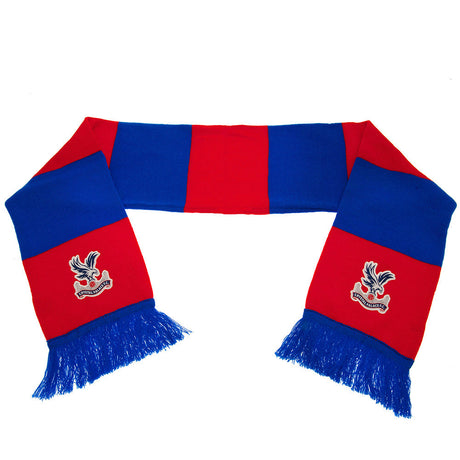 Crystal Palace FC Red and Royal Blue Scarf: 3 - Scarves By Crystal Palace