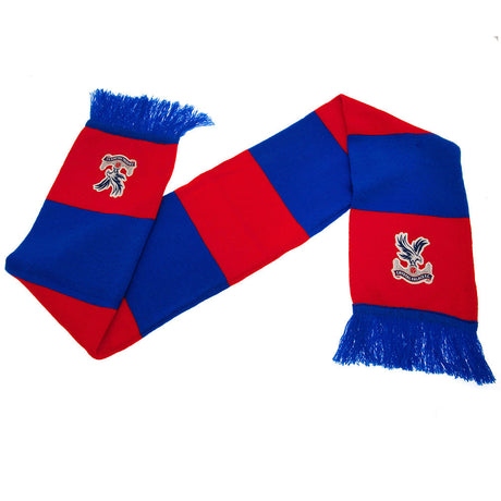 Crystal Palace FC Red and Royal Blue Scarf: 2 - Scarves By Crystal Palace