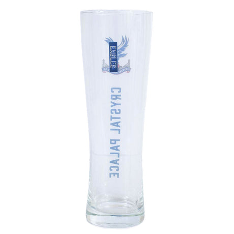 Crystal Palace FC Tall Pilsner Glass: 3 - Beer Glasses By Crystal Palace