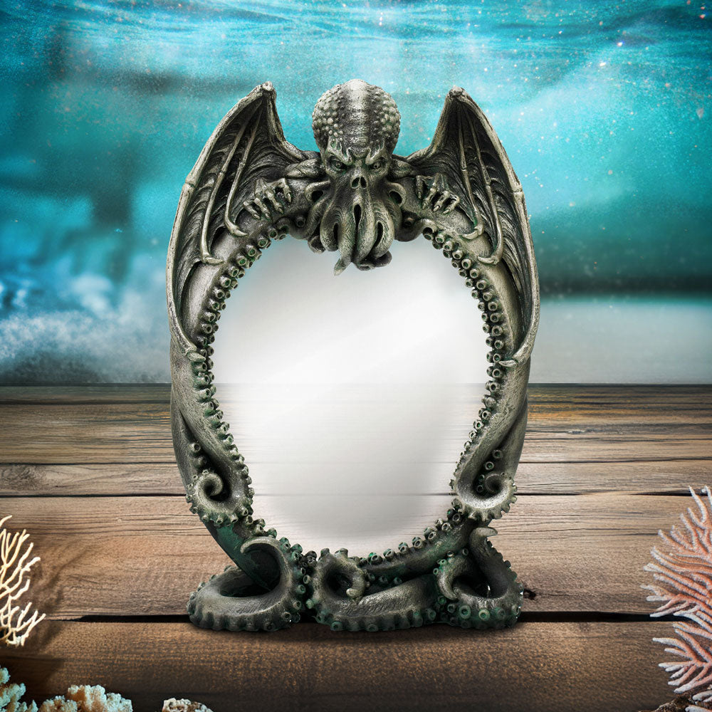 Cthulhu’s Reflection Gothic Decorative Mirror: 1 - Mirrors By Gift Moments