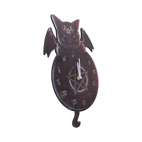 Cult Cuties Malpuss Wall Hanging Clock with Swinging Tail: 5 - Clocks By NN Designs