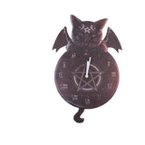 Cult Cuties Malpuss Wall Hanging Clock with Swinging Tail: 2 - Clocks By NN Designs