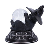 Cult Cuties Purrah Witch Cat Ornament Holding a Crystal Ball: 4 - Crystal Balls & Holders By NN Designs