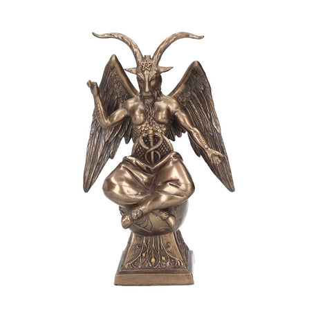 Baphomet Occult Mystical Figurine Bronze Gothic Ornament Default Title - Figurines Medium (15-29cm) at Gift Moments