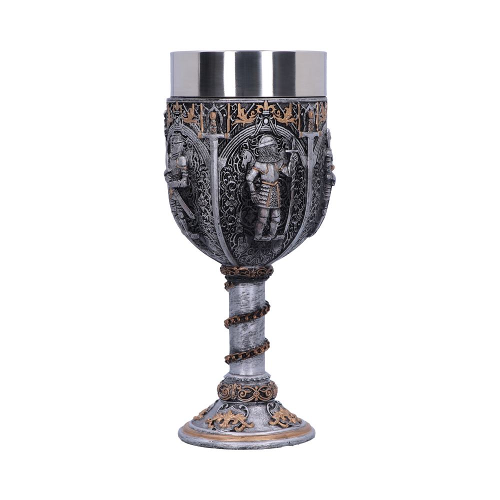 Medieval Knight Chain Wine Goblet - Goblets & Chalices at Gift Moments