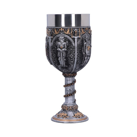 Medieval Knight Chain Wine Goblet - Goblets & Chalices at Gift Moments